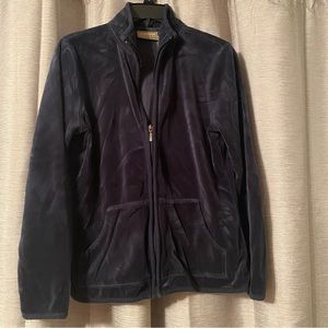 Liz Claiborne, Lizwear, zip up navy jacket, size medium, like new condition